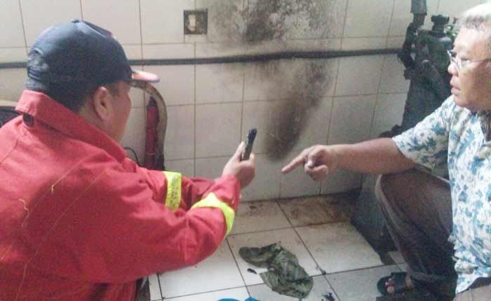 Selang Regulator Bocor, Depot di Jalan Basuki Rahmat Tuban Terbakar