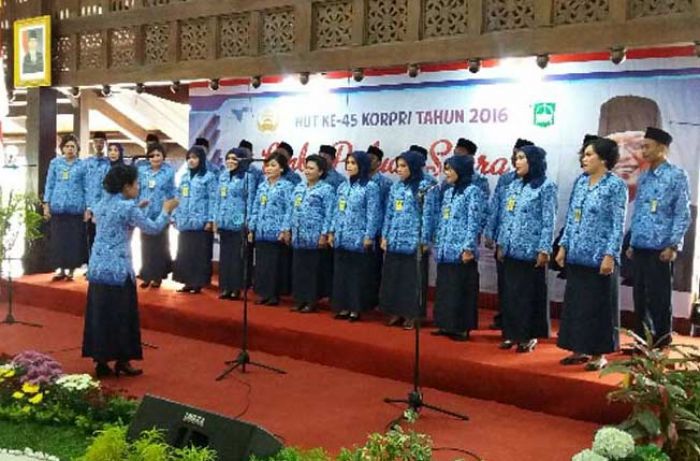 Lomba Paduan Suara Korpri Pemkab Malang, PDAM Juara