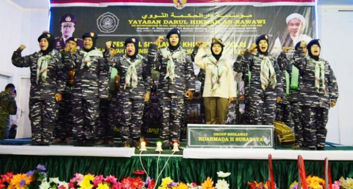 Grup Hadrah Koarmada II Juara Harapan III dalam Lomba Festival ke-2 Sholawat TNI-Polri