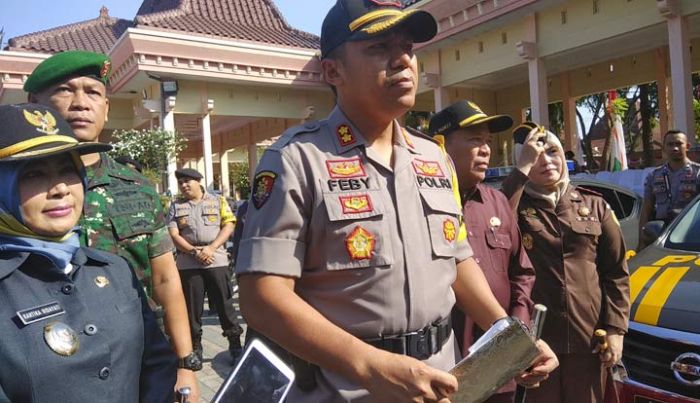 Siap Amankan Lebaran, Polres Lamongan Gelar Pasukan Ops Ketupat Semeru 2019