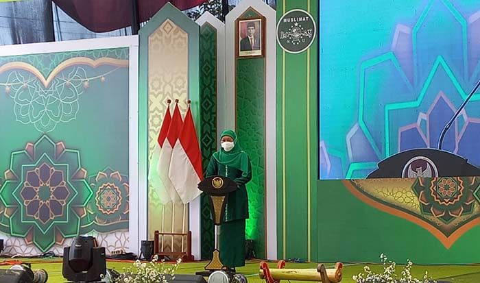 Begini Pesan Gubernur Khofifah saat Hadiri Pelantikan PC Muslimat NU Kabupaten Blitar