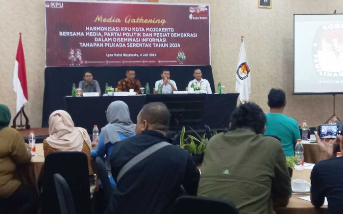 Jalin Sinergi dengan Insan Jurnalis, KPU Kota Mojokerto Gelar Media Gathering Sambut Pilkada 2024