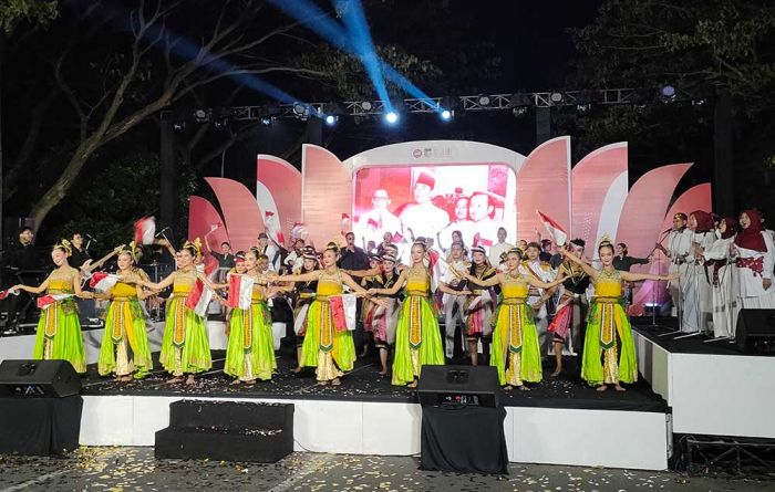 Peringati Bulan Bung Karno, Pemkab Kediri Gelar Parade Seni di Kawasan SLG