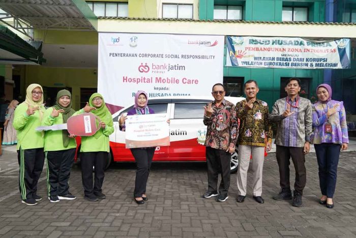 Tingkatkan Pelayanan RSUD Husada Prima, Bank Jatim Berikan 1 Hospital Mobile Care