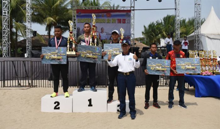 Atlet Renang Putra Koarmada II Berhasil Raih Emas di Kompetisi Olahraga Air HUT TNI ke-74