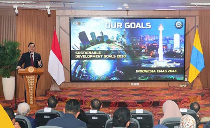 Jadi Pembicara pada Konferensi Internasional Unair, AHY Paparkan Upaya Wujudkan 17 SDGs