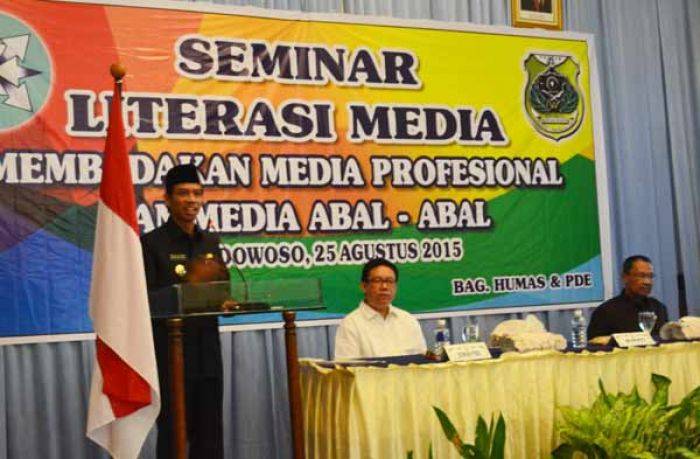 Pemkab Bondowoso Gelar Seminar, Undang Dewan Pers Jelaskan Media Profesional dan Abal-abal