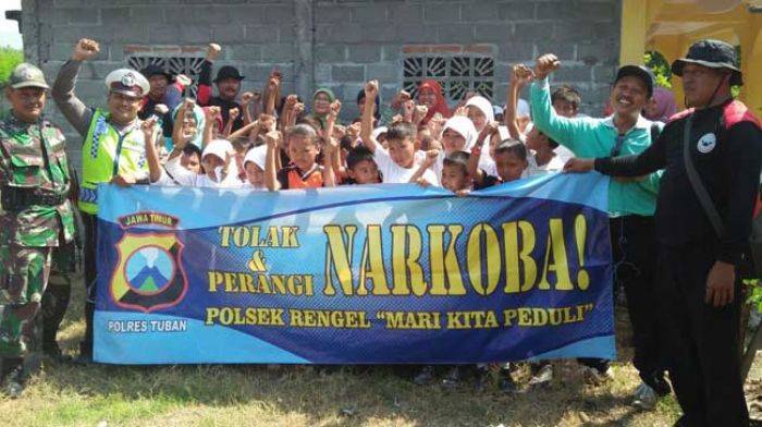 Satgas Anti Narkoba Polsek Rengel Blusukan ke Kampung