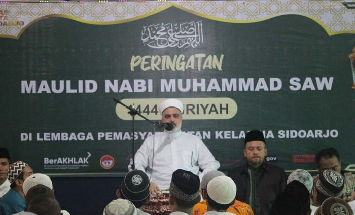 Warga Binaan Lapas Sidoarjo Dapat Tausiyah dari Ulama Lebanon saat Hari Santri Nasional 2022