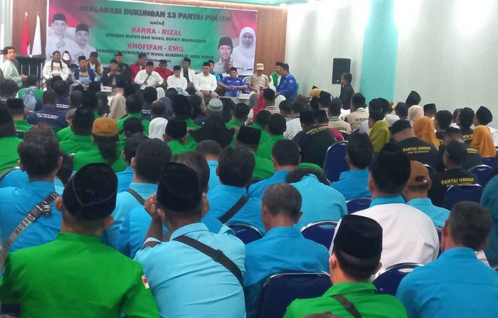 Gus Barra-Rizal Didukung 13 Partai pada Pilkada 2024 di Kabupaten Mojokerto