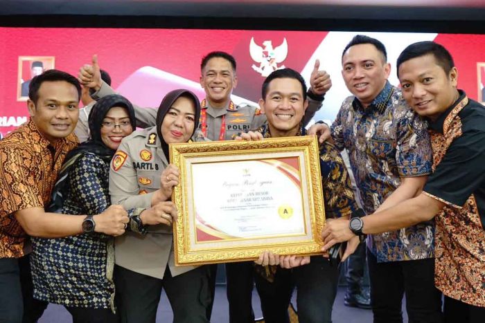 Berturut-turut, Polrestabes Surabaya Sabet Penghargaan YANLIK dari Kementerian PAN-RB