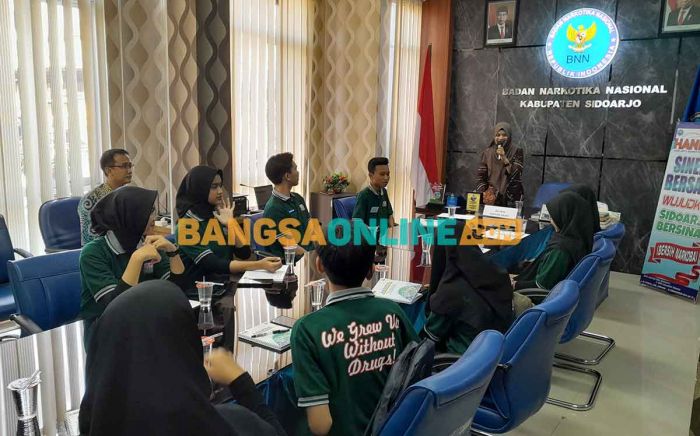 Dukung Desa Bersinar, BNNK Sidoarjo Bentuk Remaja Teman Sebaya Antinarkoba