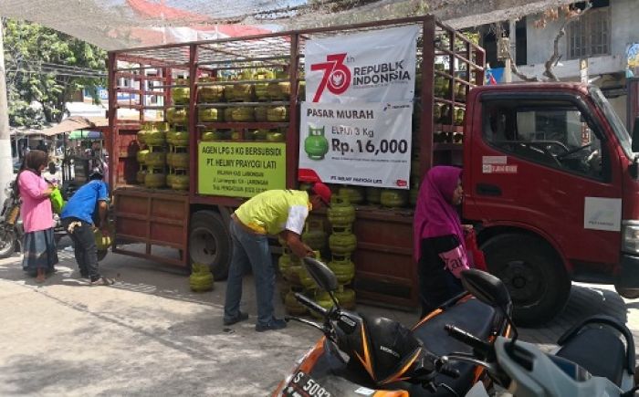 Siapkan 14.560 Tabung Melon, 8 Kecamatan Lamongan Didrop Elpiji Murah