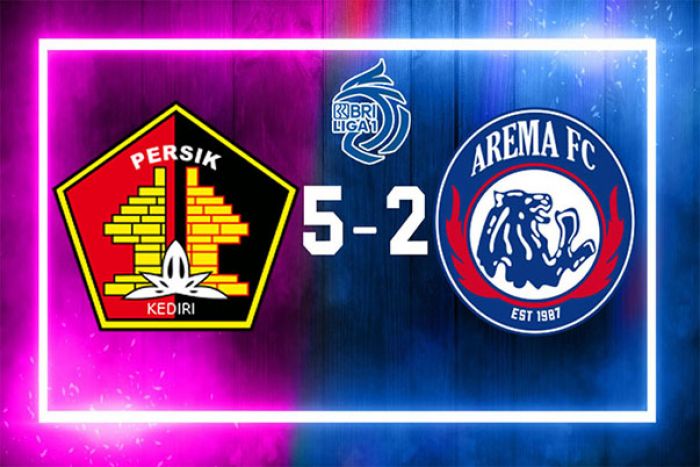 Hasil Persik Kediri vs Arema FC: Macan Putih Terkam Singo Edan