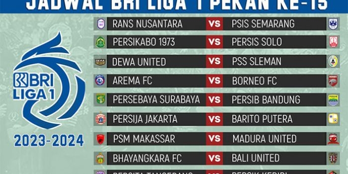 jadwal-bri-liga-1-2023-2024-pekan-ke-15-big-match-persebaya-vs-persib-arema-jamu-borneo-fc