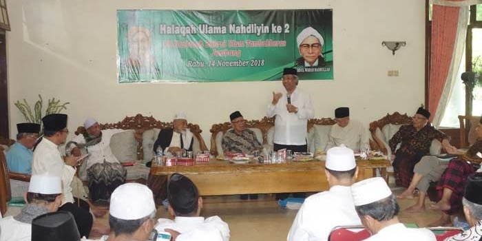 Suasana Halaqoh Dzurriyah Pendiri NU di Pondok Pesantren Tambakberas.