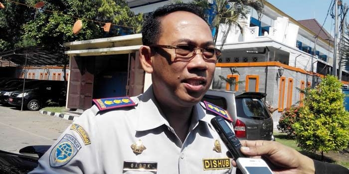 Kepala Dinas Perhubungan Kota Mojokerto Gaguk Tri Prasetyo.