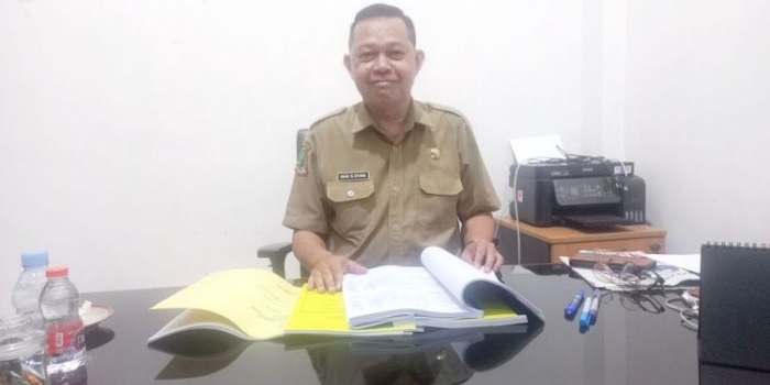 Sekretaris dinas pendidikan dan kebudayaan (Dikbud)  Nara Nupaksaning Utama yang juga menjalankan tugas sebagai Plt Dikbud