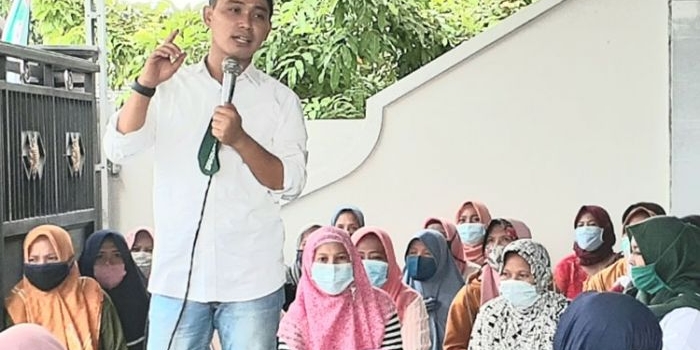 Gus Barra saat menyampaikan program-programnya. (foto: ist)