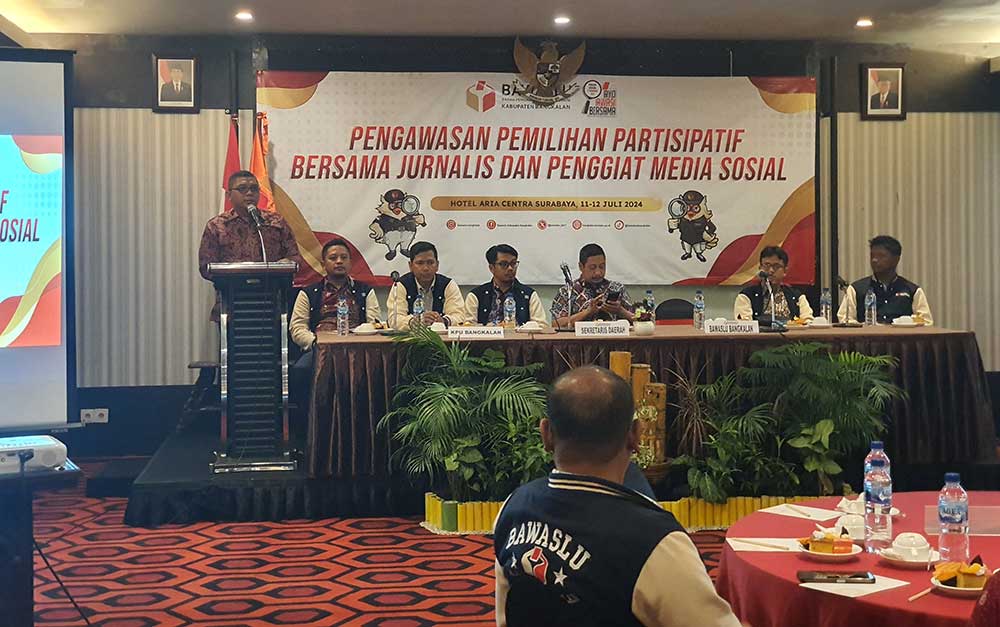 Jelang Pilkada Bawaslu Bangkalan Lakukan Sinergi Bersama Jurnalis