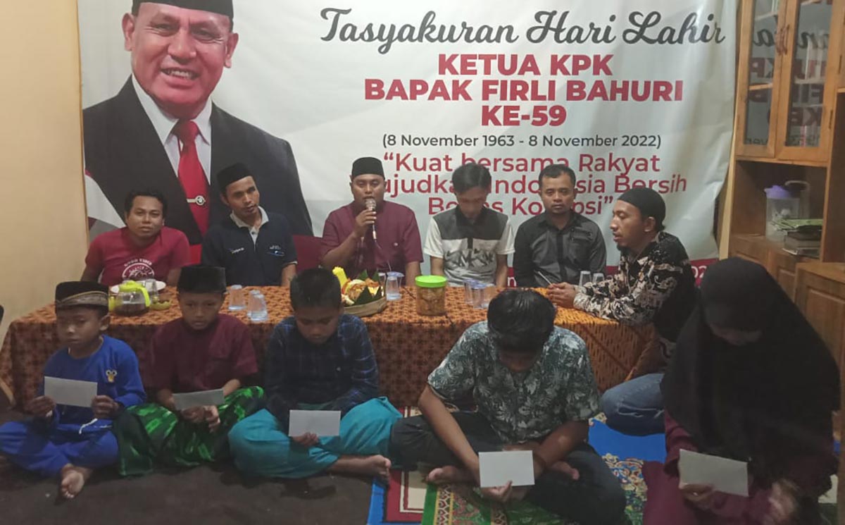 Tasyakuran Ultah Firli Bahuri Sahabat Fbi Gelar Khotmil Qur An Do A