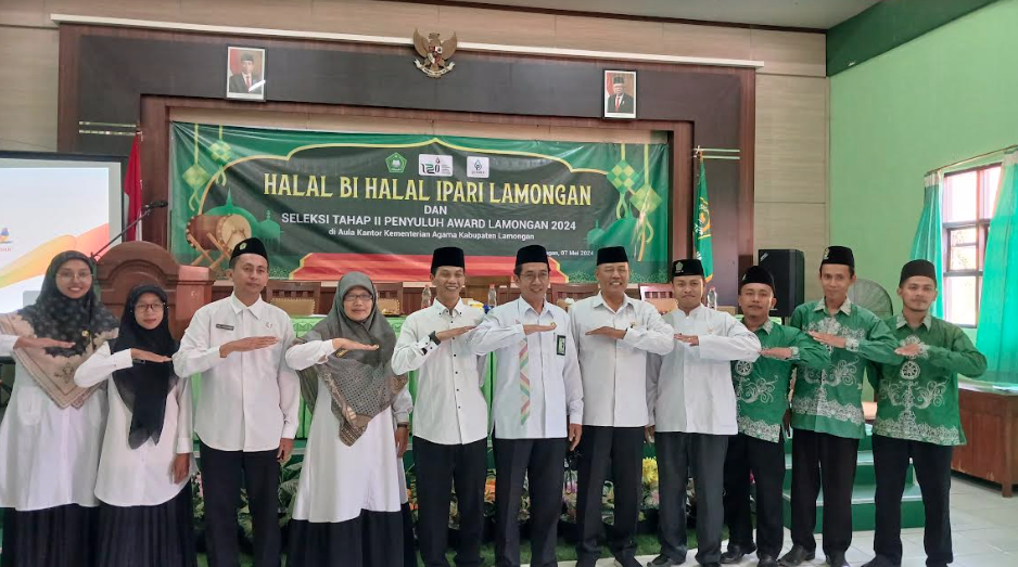 Kemenag Lamongan Gelar Halal Bihalal Dan Pemilihan Penyuluh Award 2024