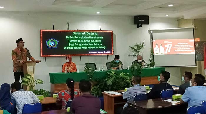 Ciptakan Harmonisasi Pekerja Dengan Pengusaha Disnaker Sidoarjo Gelar