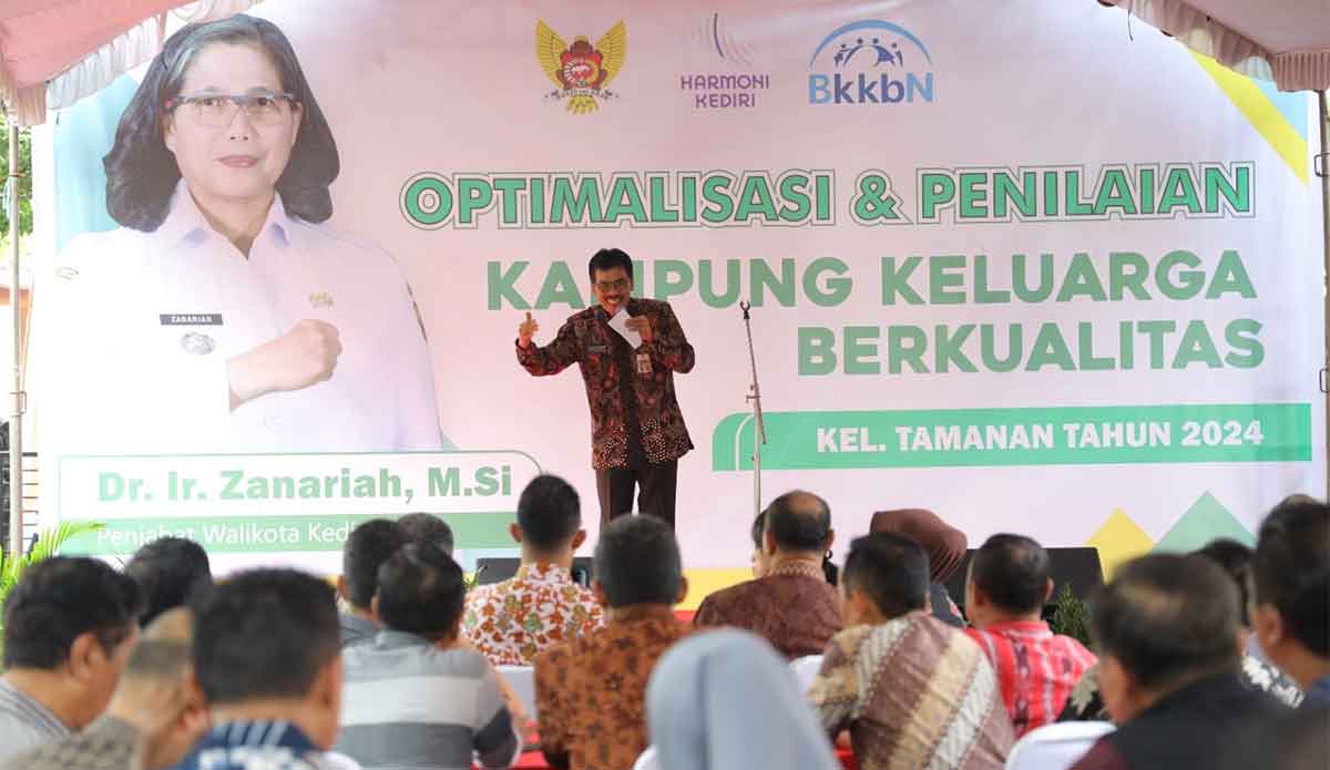 Masuk Besar Kampung Kb Se Jatim Kelurahan Tamanan Kediri Terima