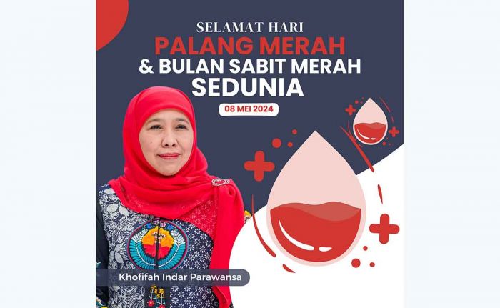 Hari Palang Merah Internasional 2024, Khofifah Ajak Rutin Donor Darah