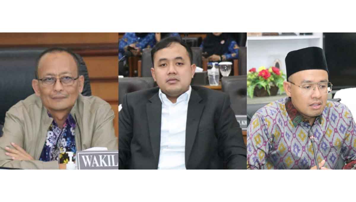 Dari kiri, Nurhamim, Rizal, dan Ainul Yaqin.
