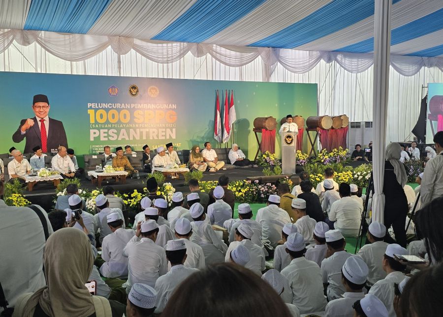 Acara peluncuran 1000 SPPG di Ponpes Syaichona Cholil Bangkalan
