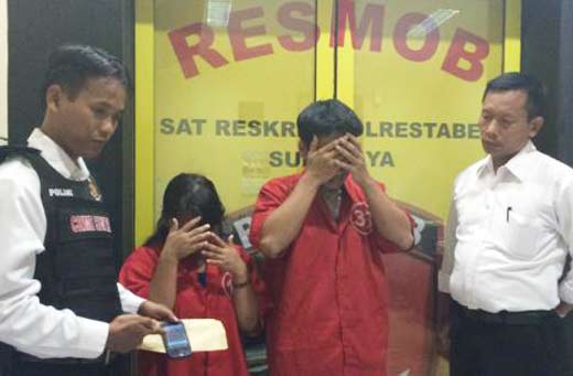 Kakak Beradik di Surabaya ini Kompak Rampas Motor