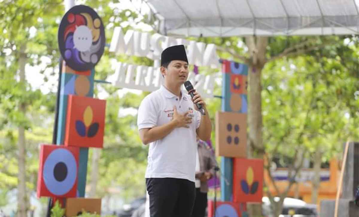 Bupati Trenggalek, Mochamad Nur Arifin, di acara Musrenakeren.