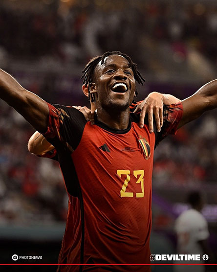 Hasil Piala Dunia 2022: Gol Tunggal Michy Batshuayi  Menangkan Red Devils