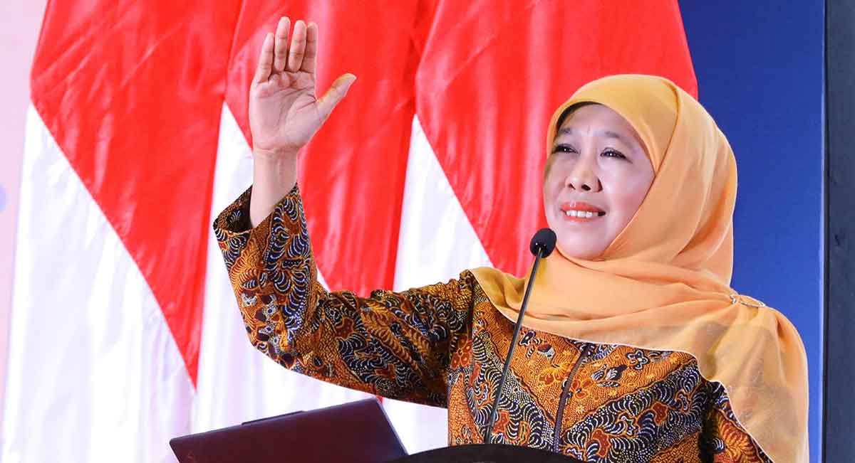 Gubernur Jawa Timur, Khofifah Indar Parawansa.