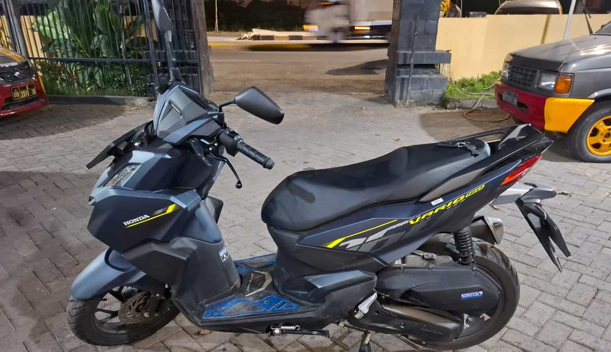 Motor jenis Honda Vario 160 nopol S-4876-JDF milik korban yang diamankan polisi. Foto: Ist