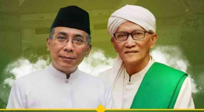 KH Miftachul Akhyar (kanan) dan KH Yahya Cholil Staquf (Gus Yahya). Foto: istimewa