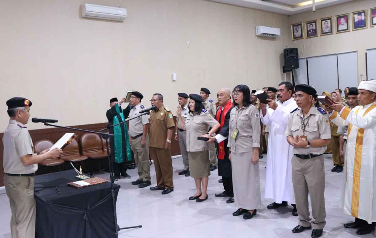 Kantah Kabupaten Pasuruan Laksanakan Pengangkatan Sumpah Panitia Ajudikasi dan Satgas PTSL 2025