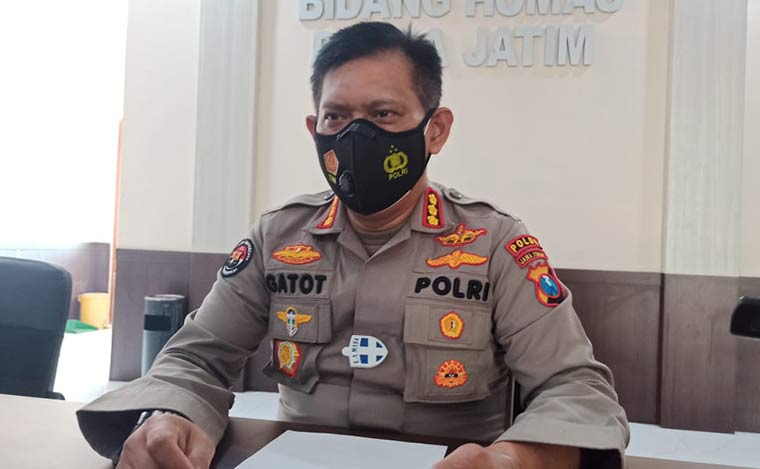 Kabid Humas Polda Jatim, Kombes Pol Gatot Repli Handoko.