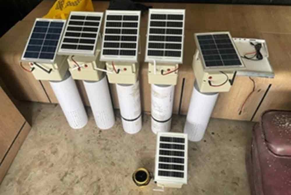 WALsens bertenaga surya, teknologi rendah karbon hasil pengembangan tim ITS untuk monitoring kondisi air. (Ist)