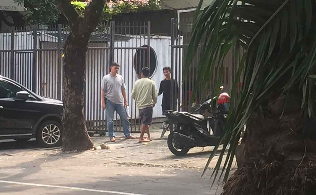 Lokasi pencurian pikap di Surabaya.