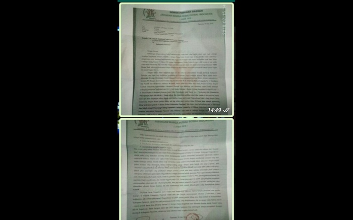 Bukti Surat di Kejaksaan Negeri Kabupaten Pasuruan.