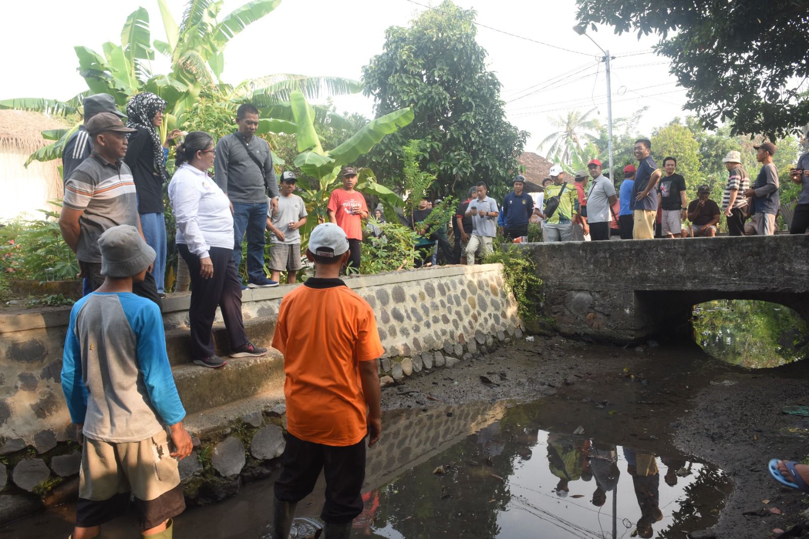 Antisipasi Bencana Musim Penghujan, Pj Wali Kota Kediri Tinjau Kerja Bakti di Kelurahan