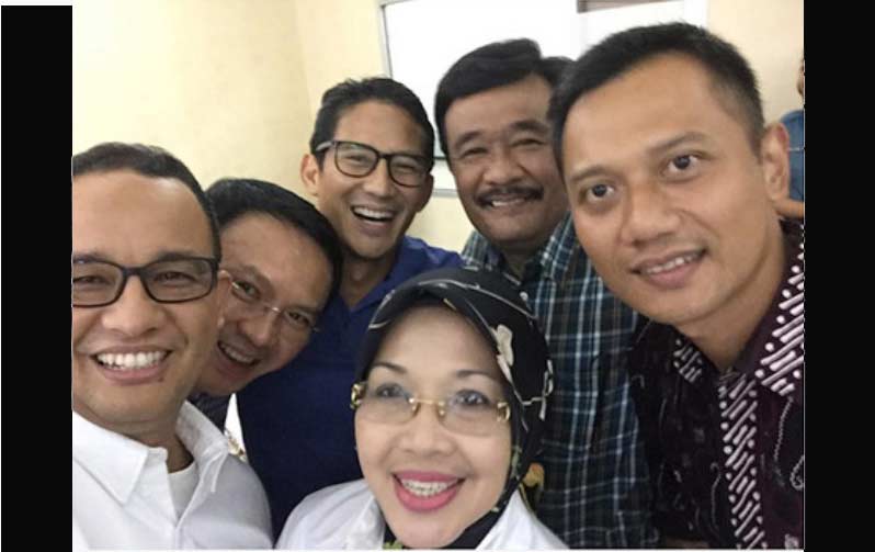Para cagub dan cawagub DKI Jakarta. foto: istimewa