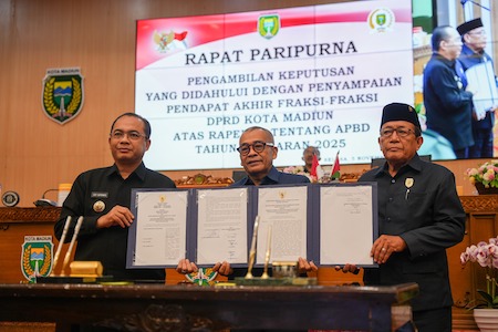 Raperda Tentang APBD 2025 Kota Madiun Disetujui, Ada Beberapa Catatan yang Jadi Perhatian