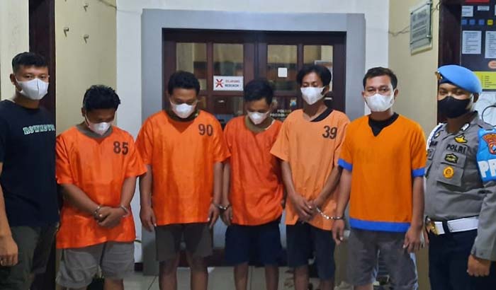 Satresnarkoba Probolinggo Sita Sabu Seberat 72,9 Gram dan Tangkap 5 Pengedar