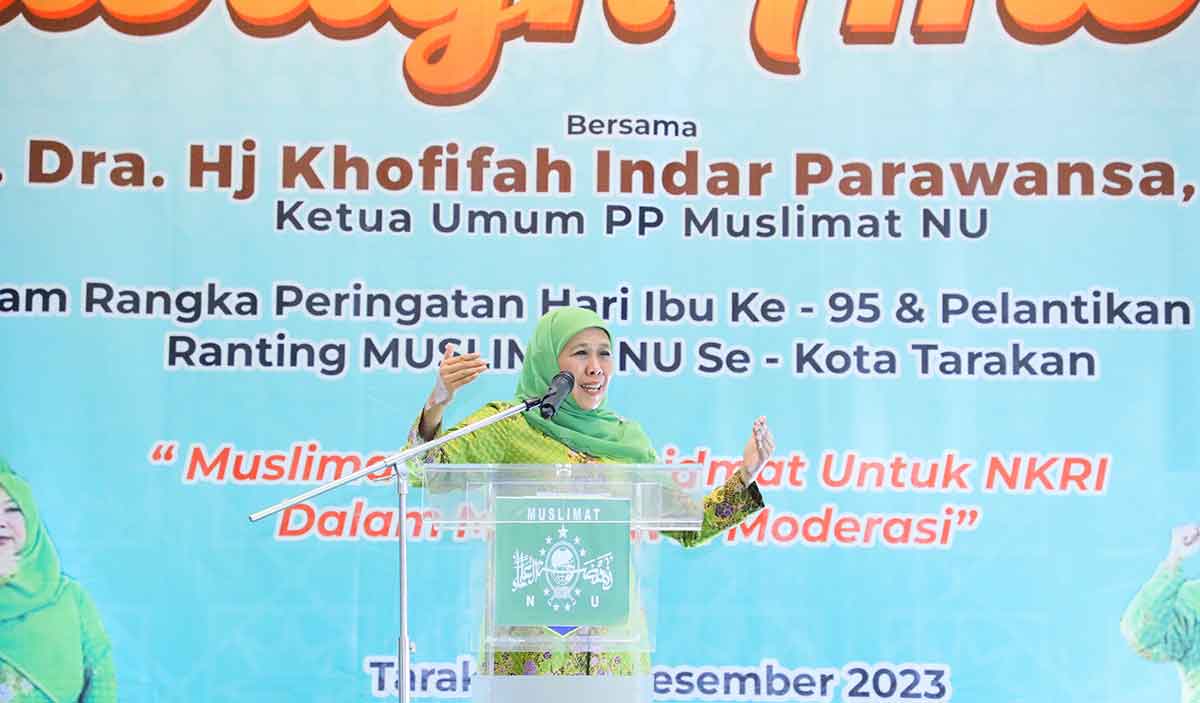 Ketua Umum PP Muslimat NU, Khofifah Indar Parawansa.