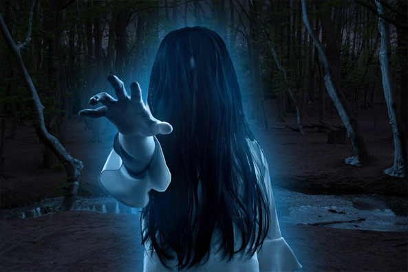 ilustrasi hantu