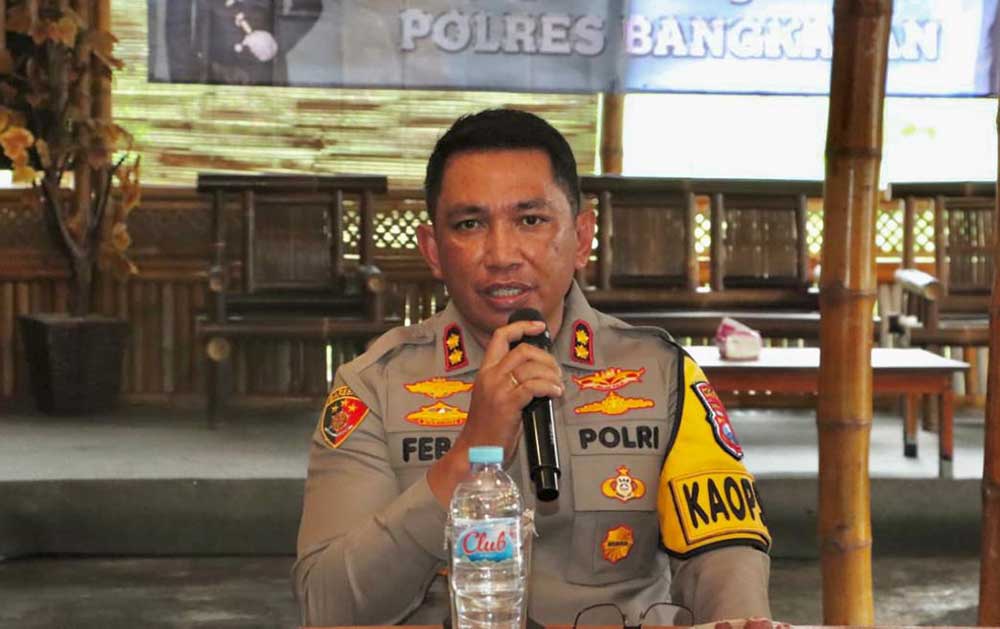 Kapolres Bangkalan, AKBP Febri Isman Jaya.