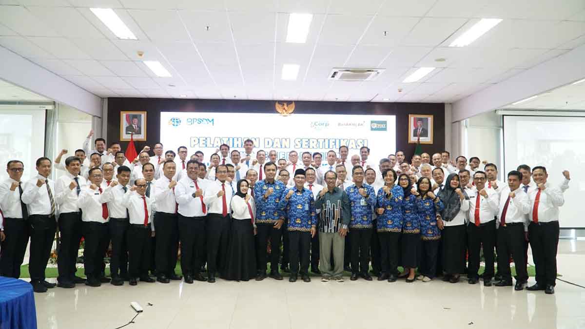 Peserta pelatihan risiko yang digelar Kementerian ATR/BPN.